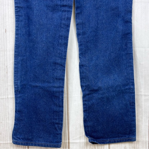 Wrangler Men's Jeans Cowboy Cut Slim Fit Rigid Indigo Denim Blue Size 34x33 - Picture 6 of 14